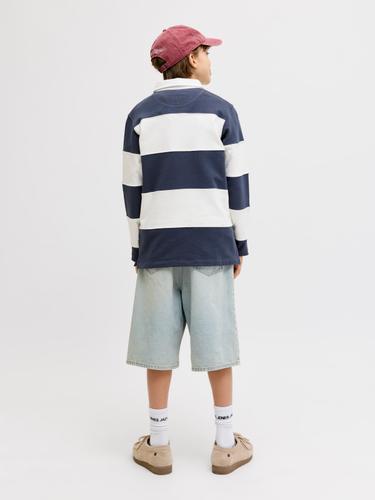 JJIRON JJORIGINAL SHORTS SQ 214 SN JNR 170 Baggy Fit - Blue Denim