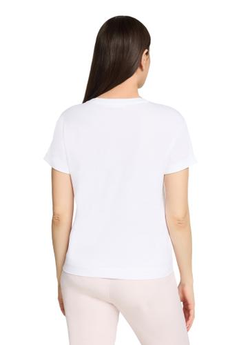 Casual-Shirt M Lässig - Patch White/Silver