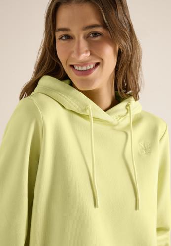 Hoodie mit Stickerei L - Iced Yellow