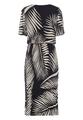 Kleid COOL SUMMER mit Plissee-Struktur 44 - Ecru/ink