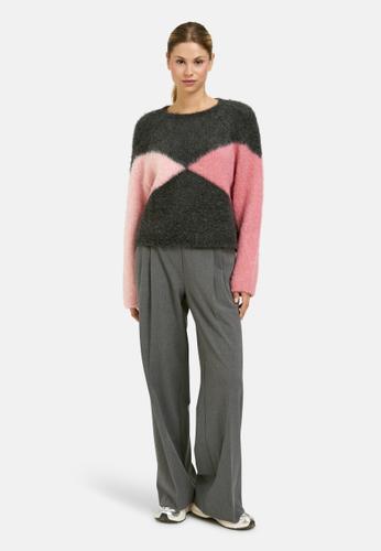 Argyle Pullover L - Anthracite