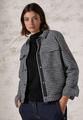 Kurze Jaquard Jacke XL - Black