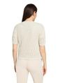 Strick-Cardigan 40 Gerade - Green/Cream
