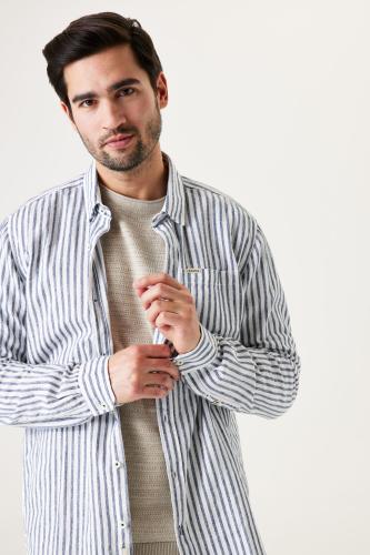 T41284 L - Stripe Blue
