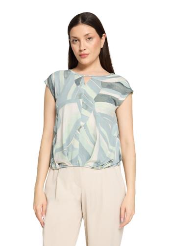 Blusenshirt 38 Figurumspielend - Mint/Green