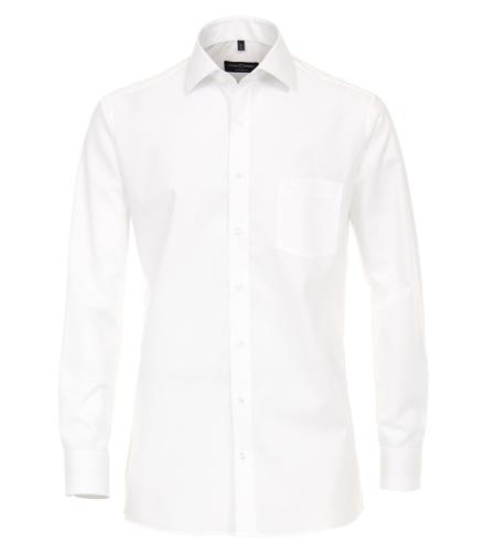 Popeline Hemd uni 006530 39 Modern Fit - Weiss