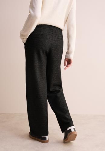 Hose mit Glitzer-Details XS/28 - Black Melange