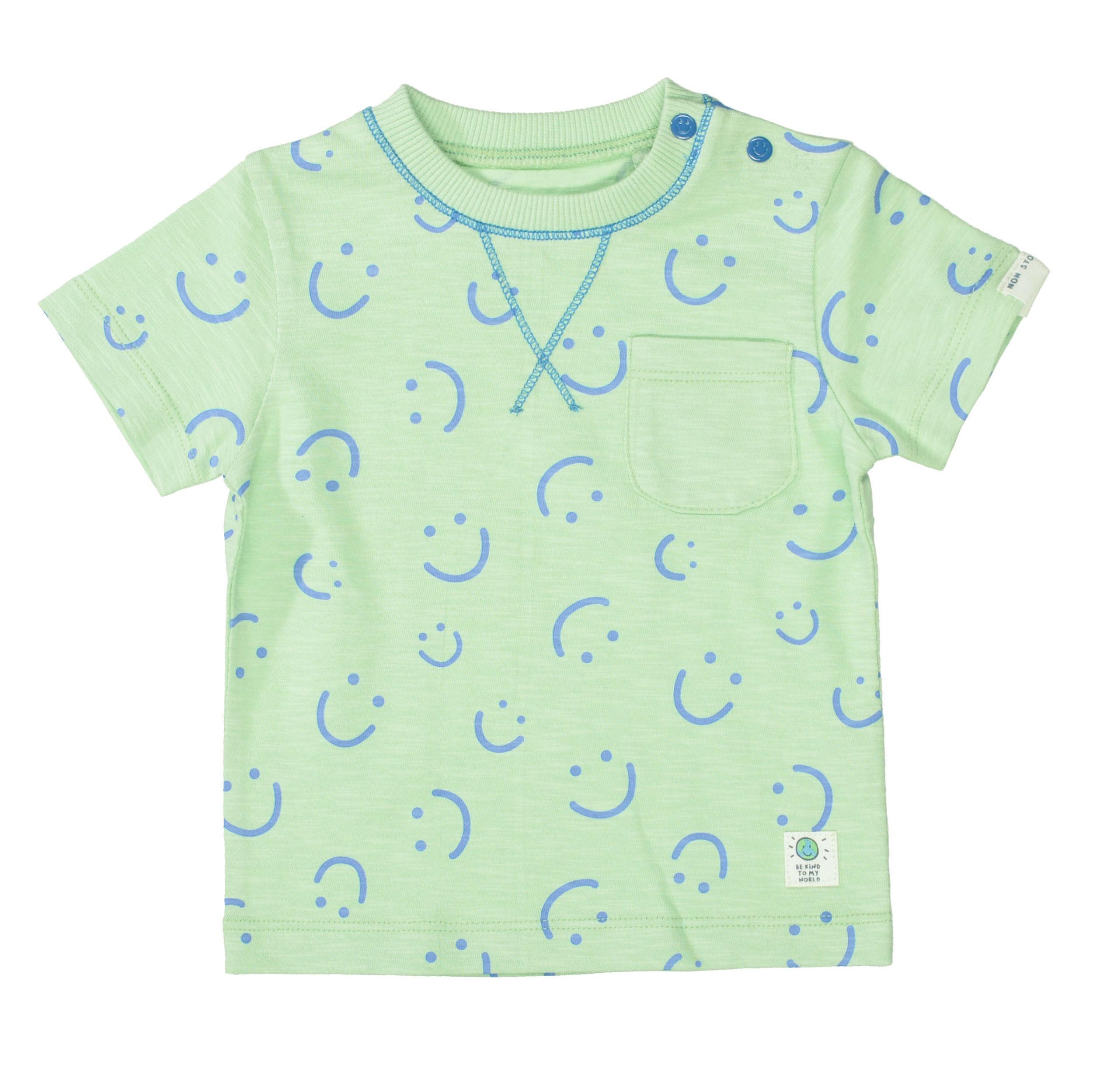 T-Shirt mit Smiley-Prints 68 bequem - Smile Aop