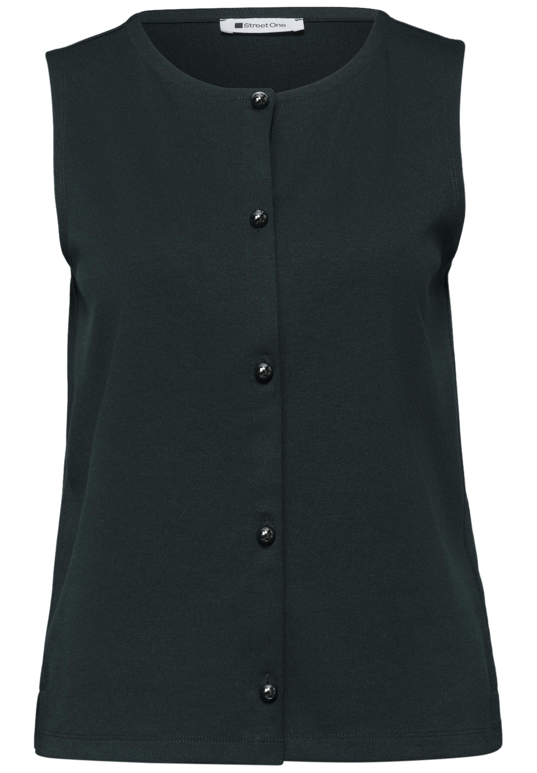 Weste aus Jersey mit Rundhals 38 - Deep Bound Green