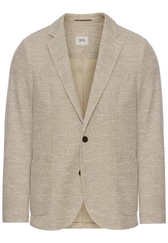 Jersey-Sakko mit 2-Knopf-Verschluss