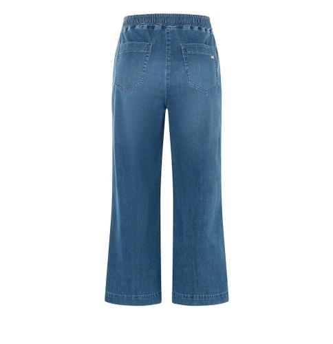 MAC JEANS - CULOTTE, Super soft summer denim Blau 36/OL
