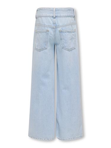 KOGMOTT WIDE LB DEST DNM AZG 140 Weiter Beinschnitt - Light Blue Denim