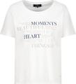 T-Shirt mit Strasssteinen 38 - Off-white