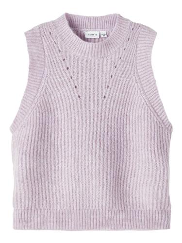 NMFRETULLE KNIT SLIPOVER 104 - Lavender Mist