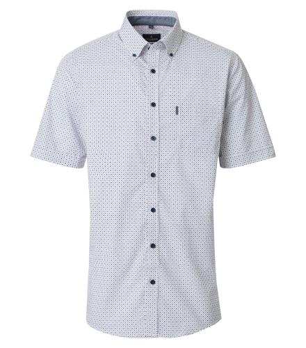 Freizeithemd Kurzarm M Casual Fit - Blau