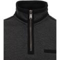 Sweat-Troyer gemustert M - Anthrazit