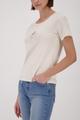T-Shirt mit Strasssteinen 40 - Champagne Beige