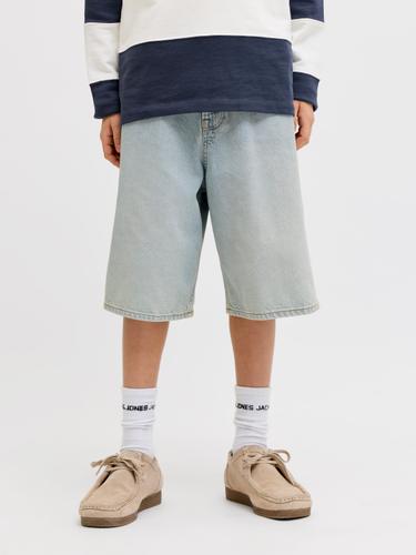 JJIRON JJORIGINAL SHORTS SQ 214 SN JNR 170 Baggy Fit - Blue Denim