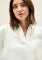 Blusenshirt mit Struktur M - Vanilla White