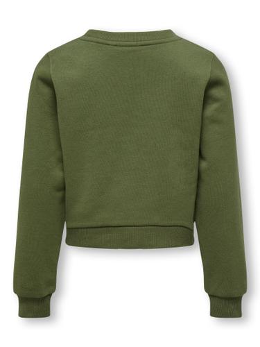 KOGODESSA LS SHORT O-NECK SWT 158/164 Normal geschnitten - Winter Moss