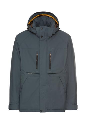 teXXXactive® Jacke mit abnehmbarer Kapuze 60 Regular Fit - Tinted Blue
