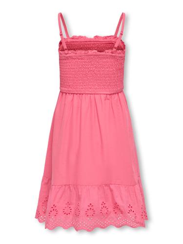 KOGLOU LIFE EMB SMOCK DRESS WVN