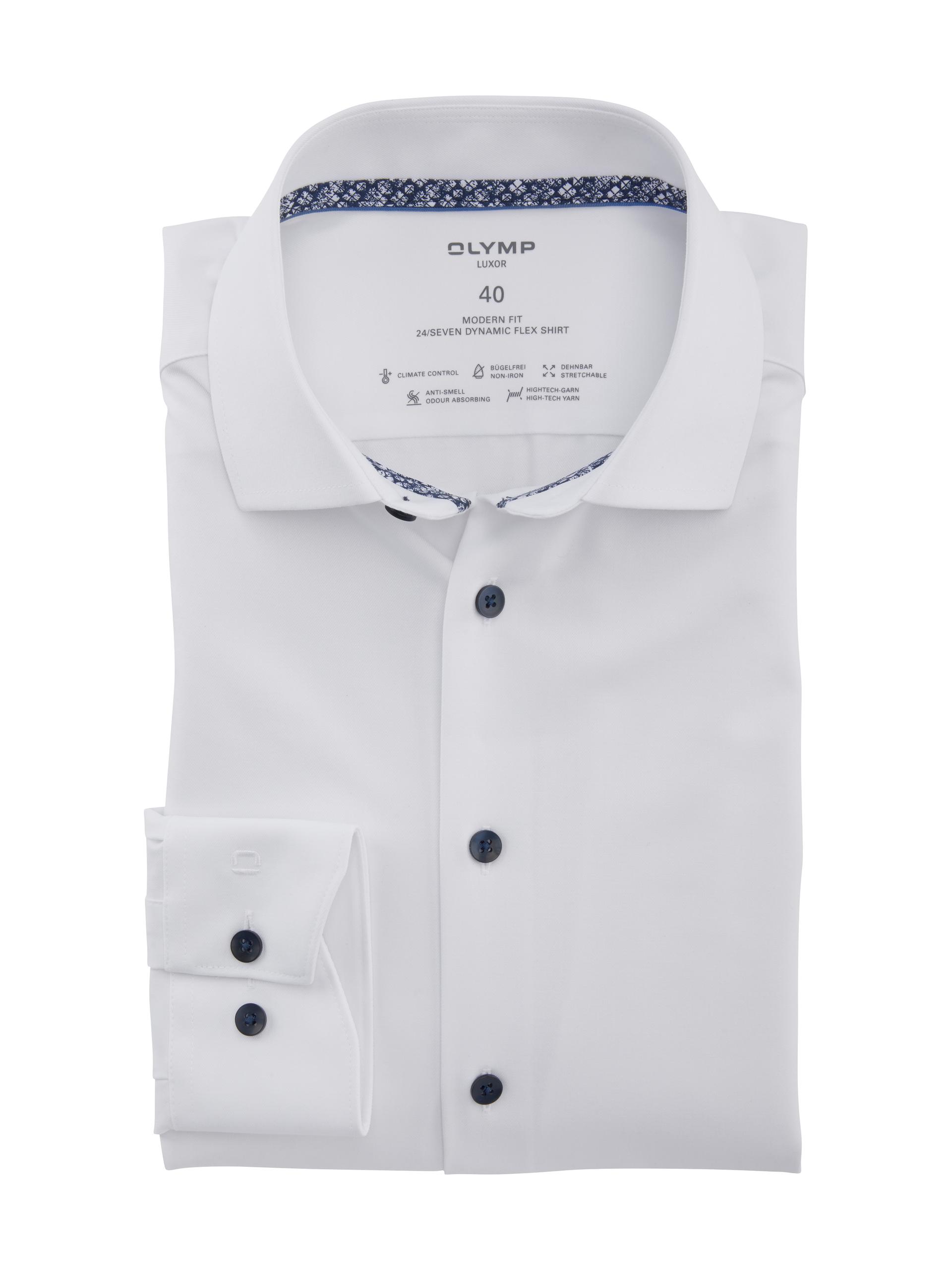 OLYMP Luxor 24/Seven 45 modern fit - Weiß