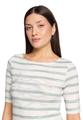 Ringelshirt 40 Leicht tailliert - Cream/Mint
