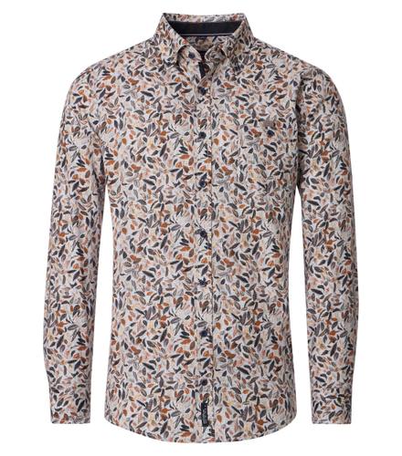 Freizeithemd L Casual Fit - Braun