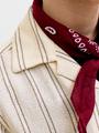 JJECOBA STRIPE RESORT SHIRT SS SN JNR 164 Locker geschnitten - Antique White