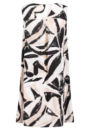 Casual-Kleid 38 Lässig - Nature-black