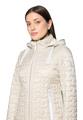 Steppjacke 44 Tailliert - Grau Beige