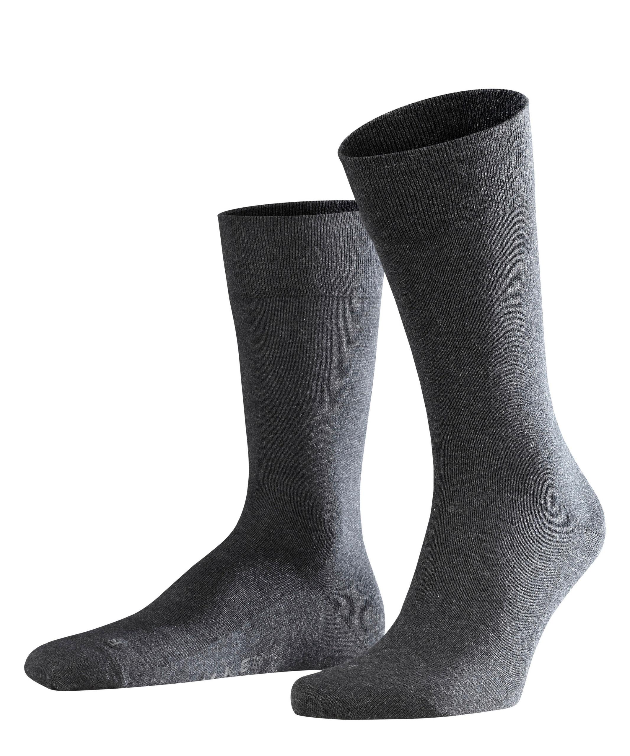 FALKE Sensitive London Herren 39-42 - Anthra.mel
