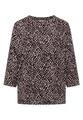 Shirt mit Minimal Print XL - Eggplant Red