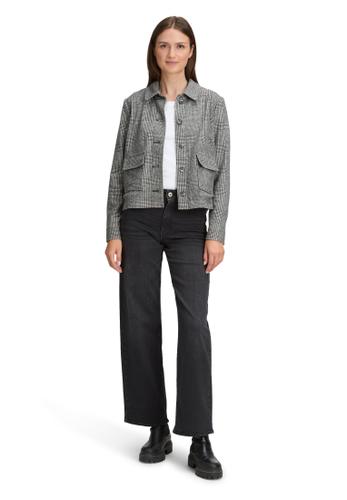 Casual-Jacke 42 Lässig - Black/camel