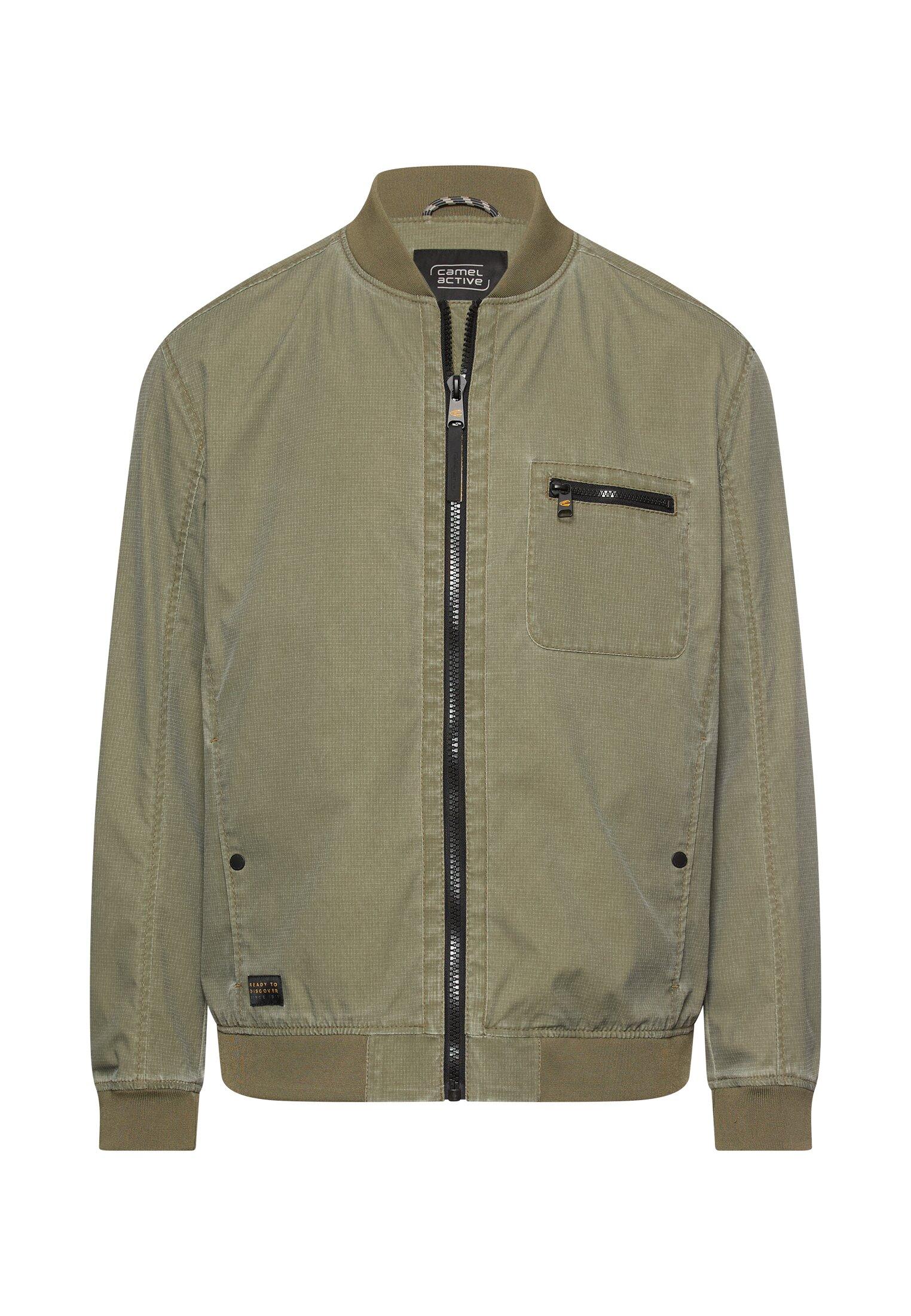 Blouson mit Bomberkragen aus Ribstop 50 Regular Fit - Deep Olive