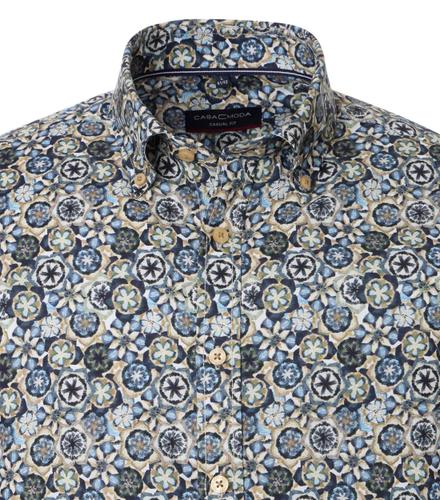 Freizeithemd M Casual Fit - Blau