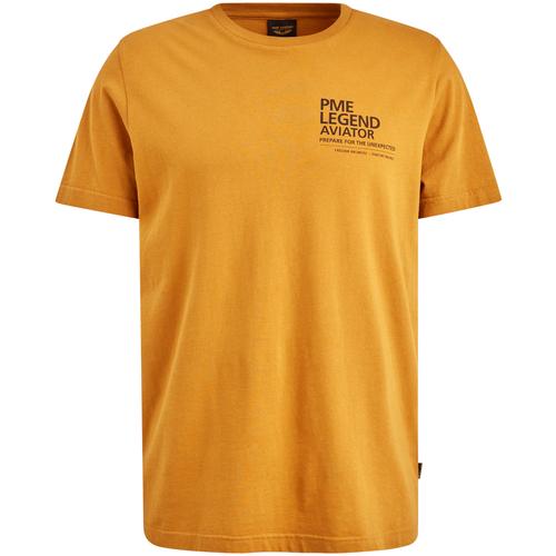 Short sleeve r-neck single jersey M Regular Fit - Buckthorne Brown