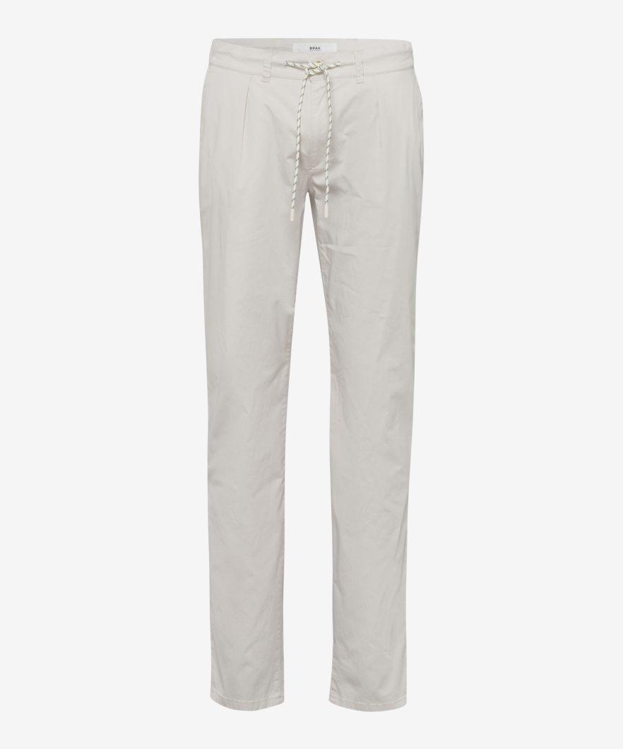 Style Fabio Uk 32/30 Flatfronthose, Gepflegte Hose, Modern Fit, Normale Leibhöhe, Schlanke Silhouette - Sand