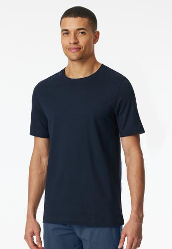 T-Shirt Rundhals 48 - Nachtblau