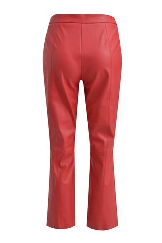 Vegan Leather Pants M - Cherry