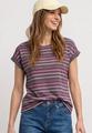 Dropped Shoulder Shirt mit Streifen