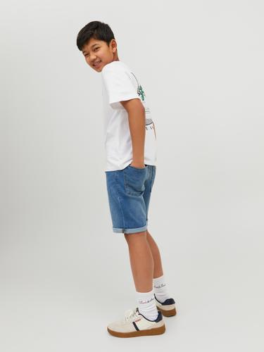 JJIRICK JJORIGINAL SHORTS MF 551 SN JNR 170 Normal geschnitten - Blue Denim