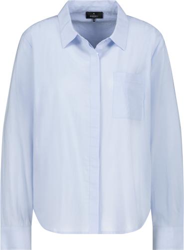 Bluse mit Hemdkragen 38 - Light Sky