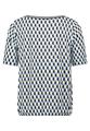Casual-Shirt 42 Figurumspielend - Blau/Grün