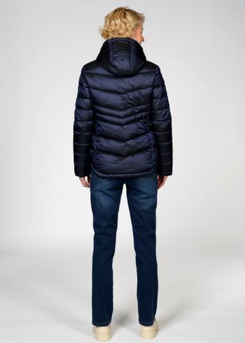 Steppjacke, Kapuze, 1/1-Arm 44 - Marine