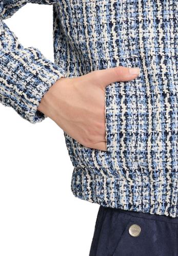 Blouson 36 Lässig - Dunkelblau/Weiß