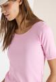 Basic T-Shirt mit Rundhals in Unifarbe XXL - Light Blush Rose