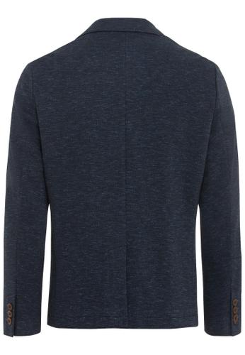 Casual Sakko aus einem Baumwolljersey 56 Regular Fit - Night Blue