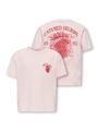KOGSARA LIFE SS PRINT WASHED TOP JRS